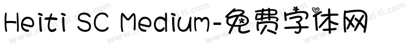 Heiti SC Medium字体转换